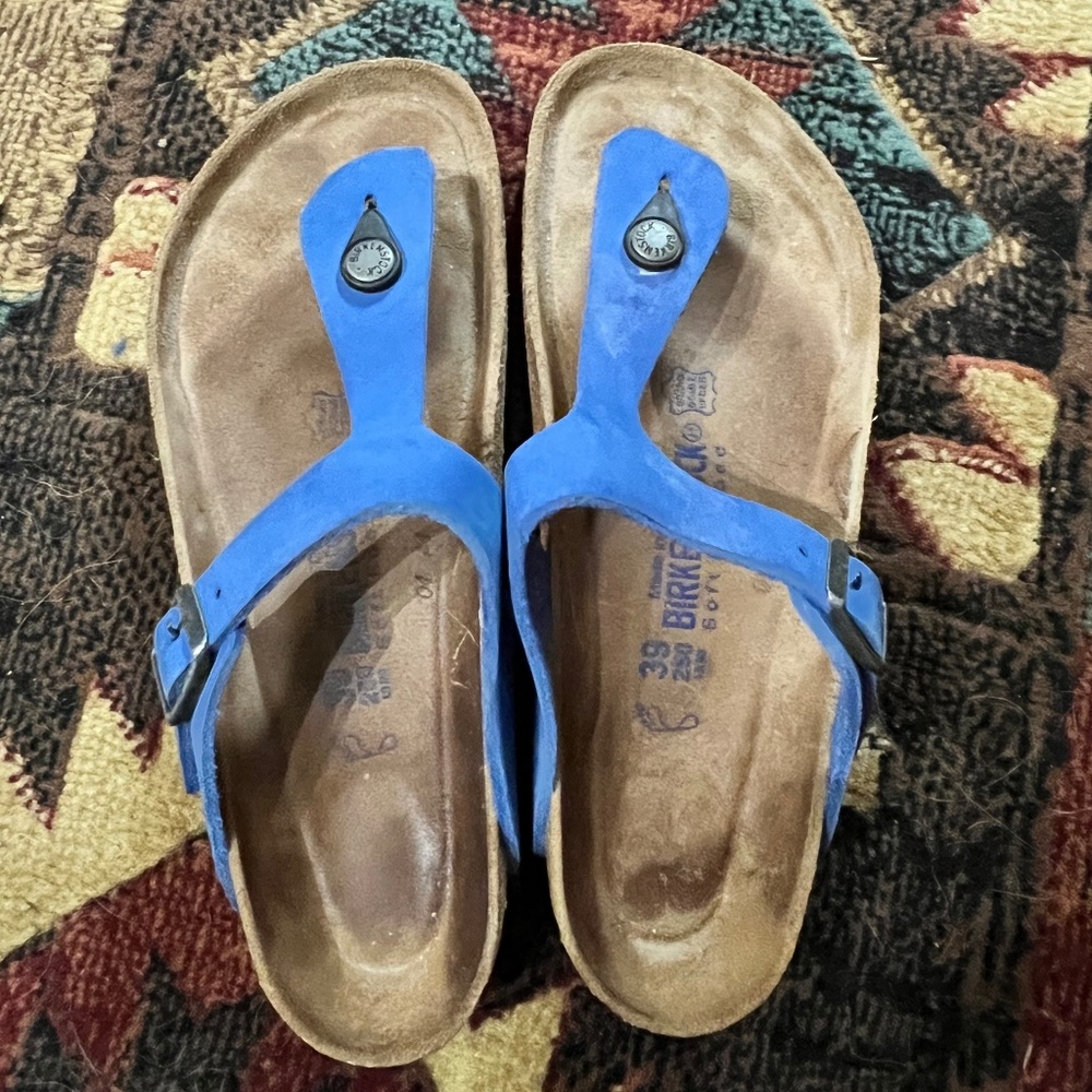 Birkenstock Blue Sandals with Classic Comfort